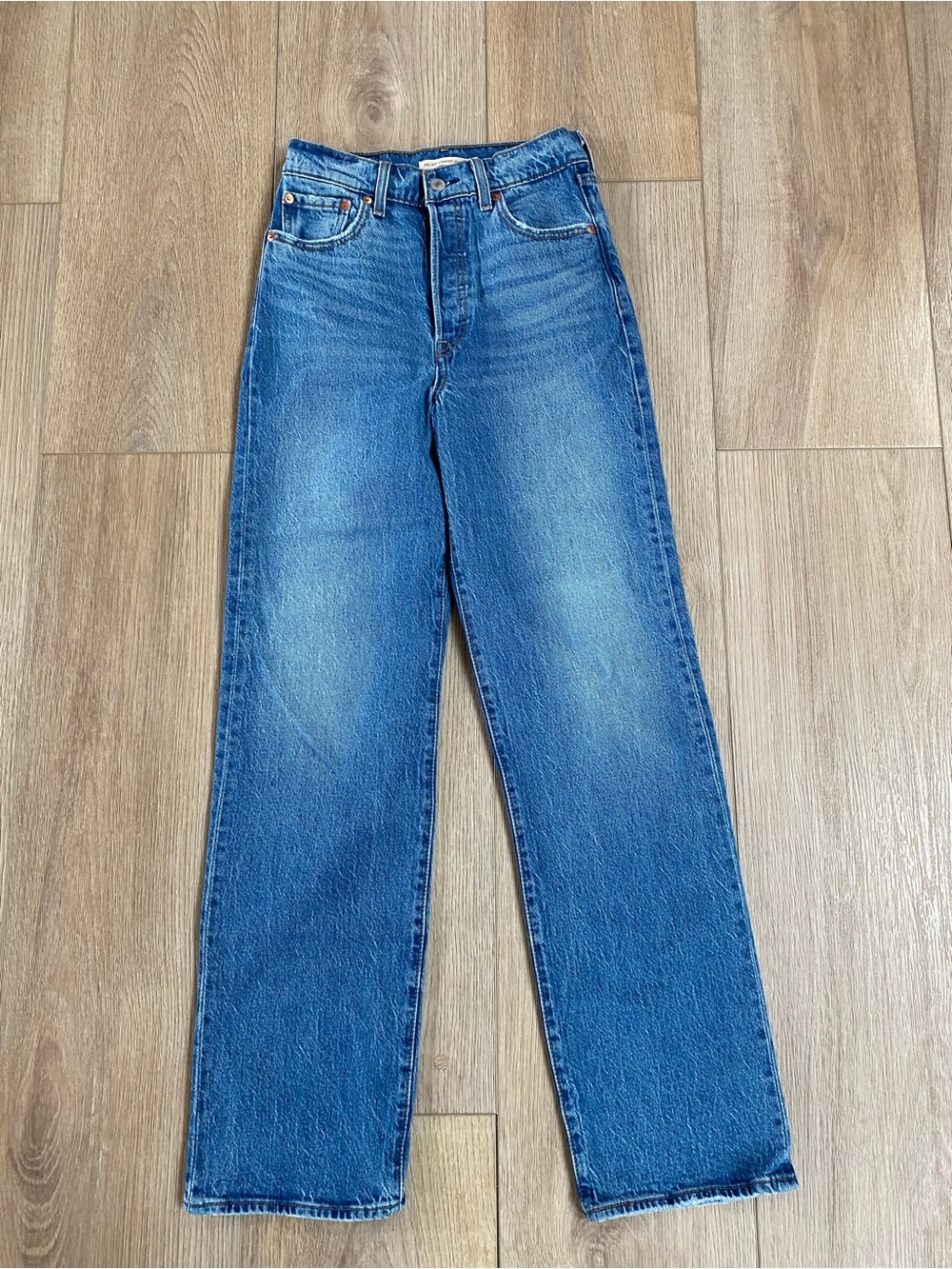 Levi's Ribcage Straight Ankle Jean - Dance Around Medium Wash